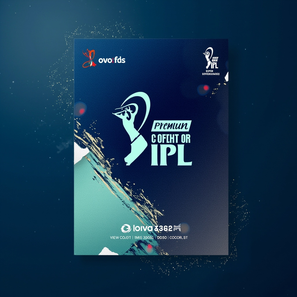 IPL 2026 guide card with slate-blue editorial cover